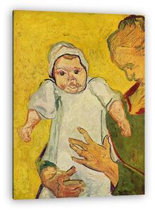 Vincent Van Gogh: Augustine Roulin csecsemőjével (1888) (vászonkép)