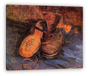 Vincent Van Gogh: Egy pár cipő (1887) (vászonkép)