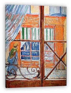 Vincent Van Gogh: Hentesüzlet az ablakból nézve (vászonkép)