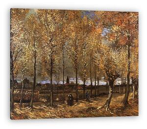 Vincent Van Gogh: Nyárfasor Neunen-nél (1885) (vászonkép)