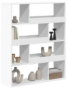 VidaXL Fehér Könyvespolc - 8 Polc - 100x33x125,5 cm