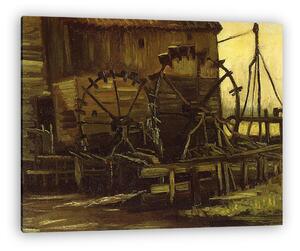 Vincent Van Gogh: Vízimalom kerekei (vászonkép)