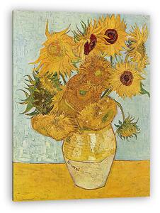 Vincent Van Gogh: Váza tizenkét napraforgóval (vászonkép)