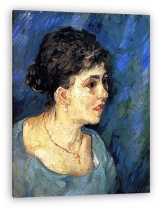 Vincent Van Gogh: Nő kékben, portré (vászonkép)