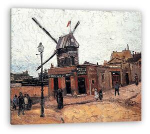 Vincent Van Gogh: A Galette szélmalom (vászonkép)