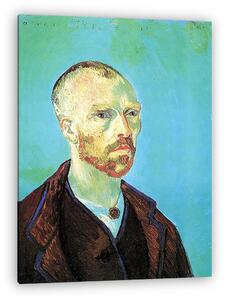 Vincent Van Gogh: Van Gogh önarckép Gauguinnak dedikálva (vászonkép)