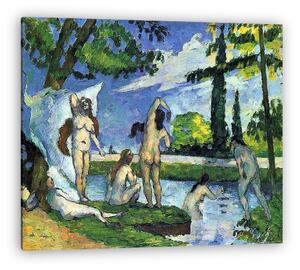 Paul Cézanne: Fürdőzők (vászonkép)
