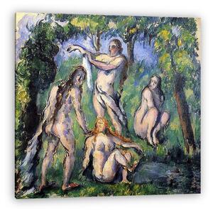 Paul Cézanne: Fürdőzők (vászonkép)