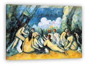 Paul Cézanne: Fürdőzők (vászonkép)