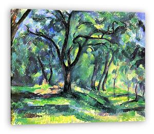 Paul Cézanne: Az erdőben (vászonkép)