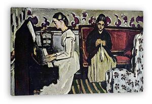 Paul Cézanne: Lány a zongoránál (vászonkép)