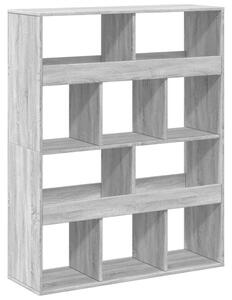VidaXL szürke sonoma színű szerelt fa térelválasztó 100x33x125,5 cm