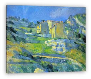 Paul Cézanne: Ház Provence-ban (vászonkép)
