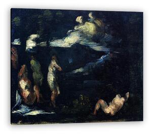 Paul Cézanne: Fürdőzők (vászonkép)
