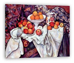 Paul Cézanne: Csendélet almával és naranccsal (vászonkép)
