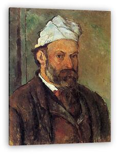 Paul Cézanne: Cézanne önarckép, fehér turbánnal (vászonkép)