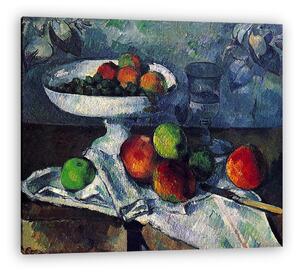 Paul Cézanne: Csendélet gyümölcstállal (vászonkép)
