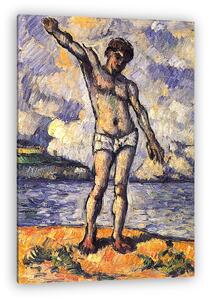 Paul Cézanne: Úszó kitárt karral (vászonkép)
