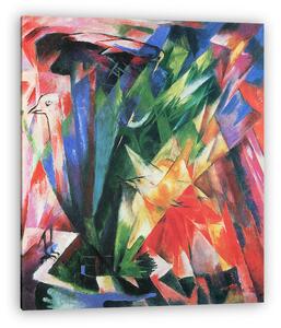 Franz Marc: Szárnyasok (vászonkép)