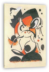 Franz Marc: Kompozíció két szarvassal (vászonkép)