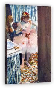 Edgar Degas: Balett-táncosnő a páholyban (vászonkép)