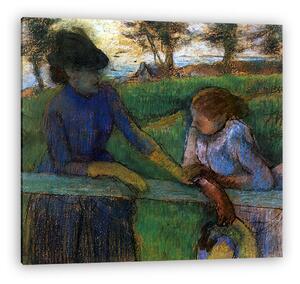 Edgar Degas: Párbeszéd (vászonkép)