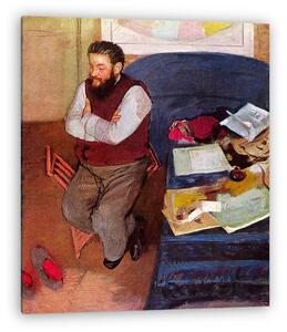 Edgar Degas: Diego Martelli portréja (vászonkép)