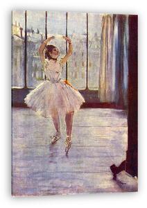 Edgar Degas: Balett-táncosnő fényképésznél (vászonkép)