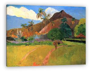 Paul Gauguin: Tahiti hegy (vászonkép)