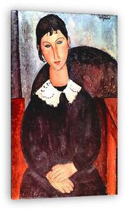 Modigliani: Elvira (vászonkép)