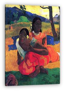 Paul Gauguin: Tahiti nők (vászonkép)