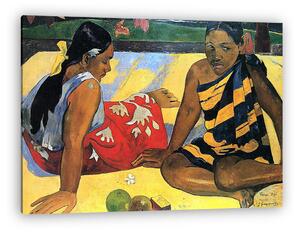 Paul Gauguin: Két tahiti nő (vászonkép)