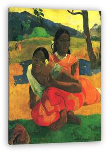 Paul Gauguin: Tahiti nők (vászonkép)
