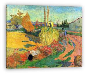 Paul Gauguin: Arles-i tájkép (vászonkép)