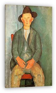 Modigliani: Paraszt fiú (vászonkép)