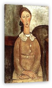 Modigliani: Nő sárga ruhában (vászonkép)