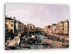 Canaletto: A velencei Grand Canal (vászonkép)