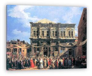 Canaletto: Szent Rókus fesztivál (vászonkép)