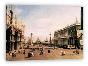 Canaletto: La Piazza - Tér (vászonkép)