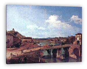 Canaletto: Torinói látkép (vászonkép)