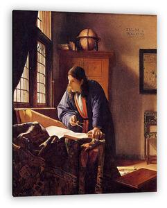 Jan Vermeer: Földrajztudós (vászonkép)