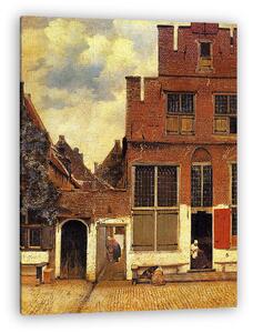 Jan Vermeer: Kis utcarészlet (vászonkép)