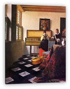 Jan Vermeer: Zeneóra (vászonkép)