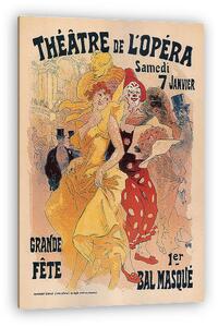 Jules Chéret: 1er Bal Masqué (Théatre del Opéra) (vászonkép)