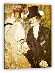 Henri de Toulouse Lautrec: Angol úr a Moulin Rouge-ban (vászonkép)