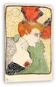 Henri de Toulouse Lautrec: Női portré (vászonkép)