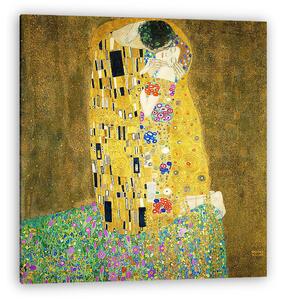 Gustav Klimt: A csók, 1908 (vászonkép)