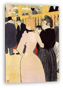 Henri de Toulouse Lautrec: La Goulue és nővére a Moulin Rouge-ban (vászonkép)