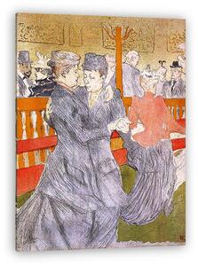 Henri de Toulouse Lautrec: Tánc a Moulin Rouge-ban (vászonkép)