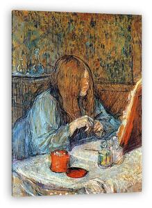 Henri de Toulouse Lautrec: Madam Poupoule a mosdóban (vászonkép)